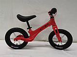 Дитячий беговел велобіг від 12 дюймів на магнієвої рамі PROF1 KIDS SMG1205A-2 червоний, фото 5