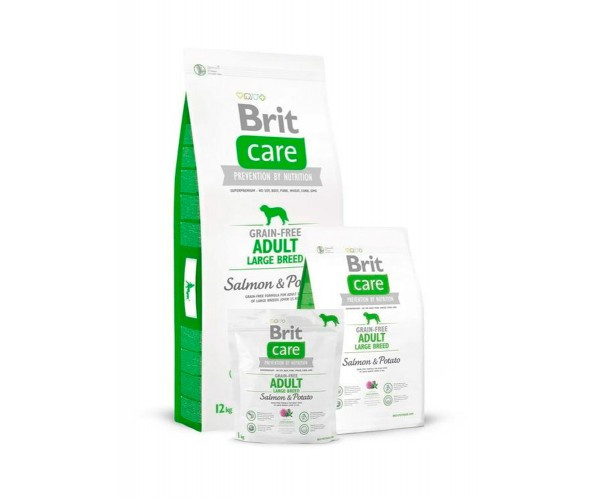 

Brit Care Grain-free Adult Large Breed Salmon & Potato 1 кг