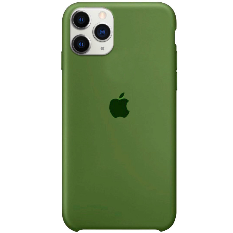 

Чехол Silicone Case (AA) для Apple iPhone 11 Pro Max (6.5"), Зеленый / army green