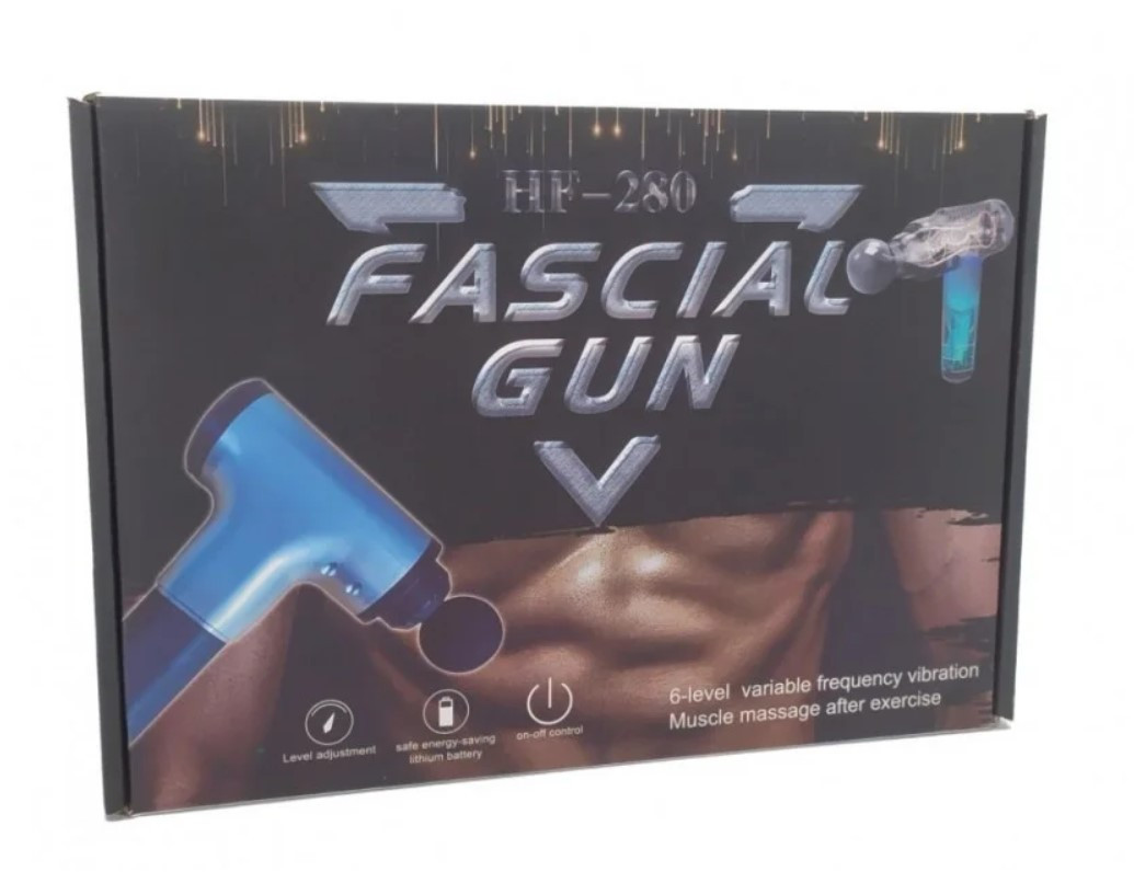 

Массажер Fascial Gun HF-280 / Портативный ручной массажер-пистолет для тела