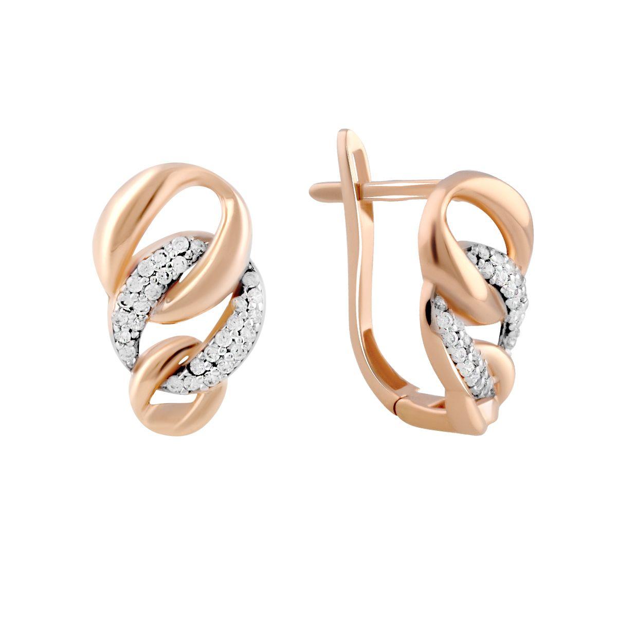 

Золотые серьги ModernMarket с фианитами 0.4ct (2074090)