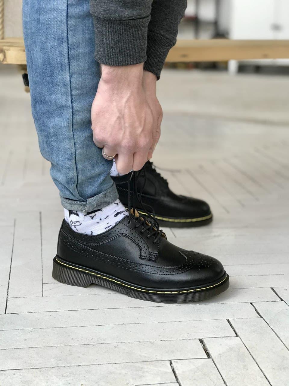 

Мужские Туфли dr. Martens 1461 Low Black 40 | 41 | 42 | 43 | 44 | 45 | 46 арт 0355 42