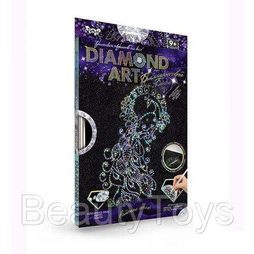 

Набор для создания картины из страз "DIAMOND ART Павлин" Dankotoys