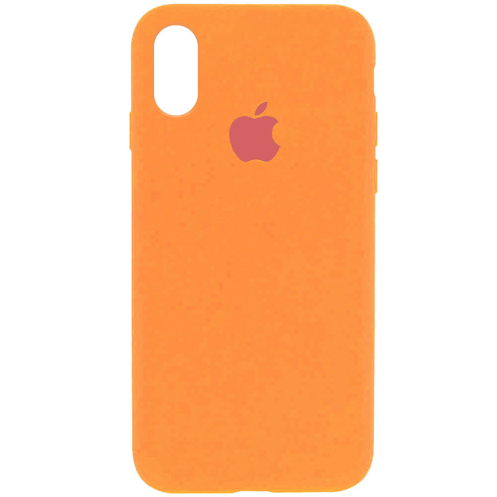 

Чехол Silicone Case Full Protective (AA) для Apple iPhone XR (6.1"), Оранжевый / vitamin c