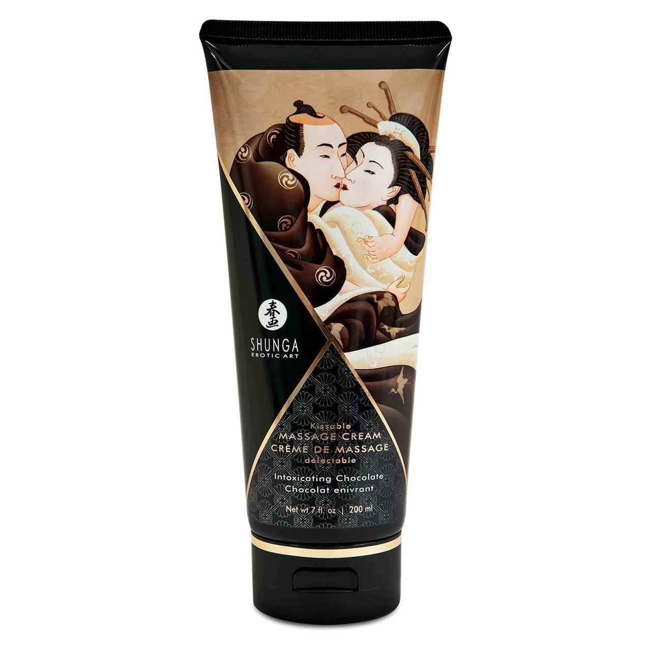 

Съедобный массажный крем Shunga KISSABLE MASSAGE CREAM Intoxicating Chocolate 200 мл (SO2507)