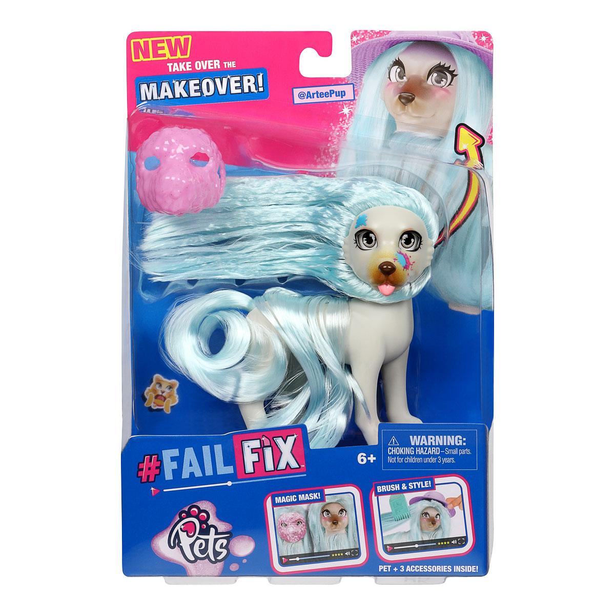 

Питомцем Failfix Artee Pup Total Makeover Pet Pack - Щенок Арти 12820