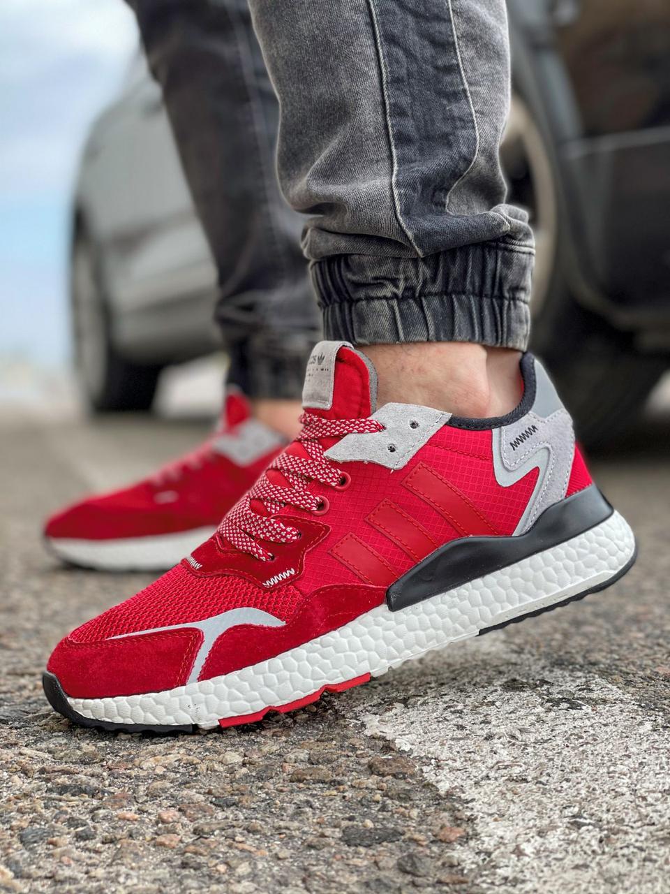 

Кроссовки мужские 17297, Adidas Nite Jogger Boost 3M, красные, [ 41 42 43 44 45 46 ] р. 44-27,0см., Красный