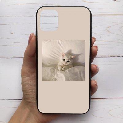 

Чехол Mood для iPhone 11 с рисунком Кот под одеялком SKL68-286385, Разные цвета