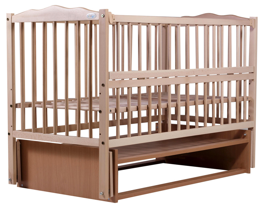 

Кровать Babyroom Веселка маятник, откидной бок DVMO-2 бук светлый (натуральный)