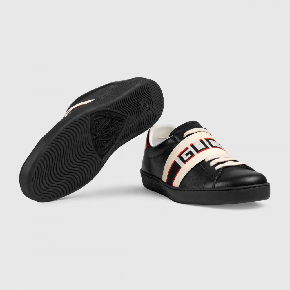 

Gucci Stripe Sneaker Black