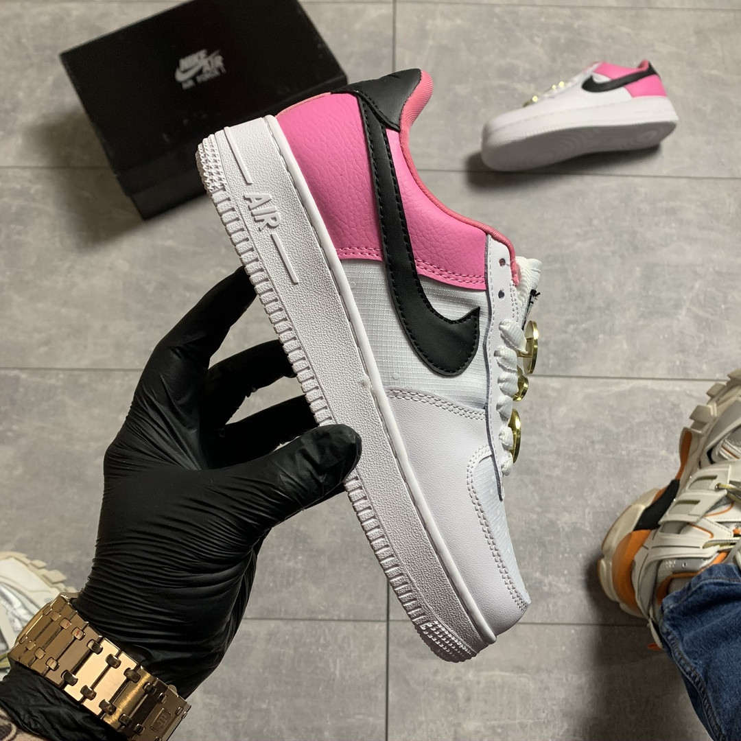 

Nike Air Force Low White Pink (Белый Розовый), Серебро