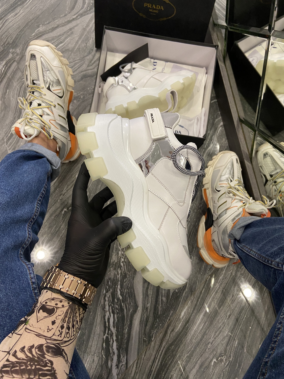 

Prada Chunky All White (Белый)