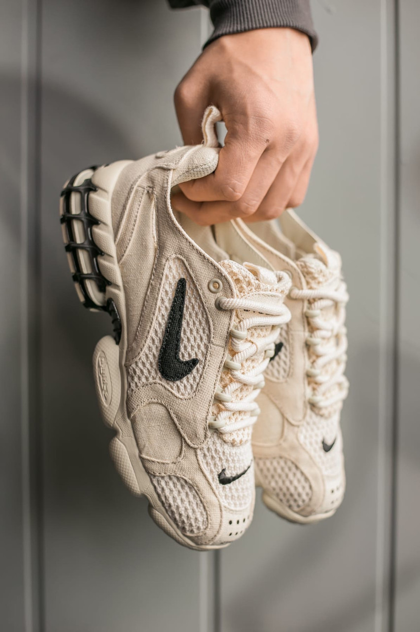 

Мужсие кроссовки Nike Air Zoom Spiridon Caged 2 x Stüssy Beige, Найк Аир Зум, код IN-755 Да, 44, Бежевый