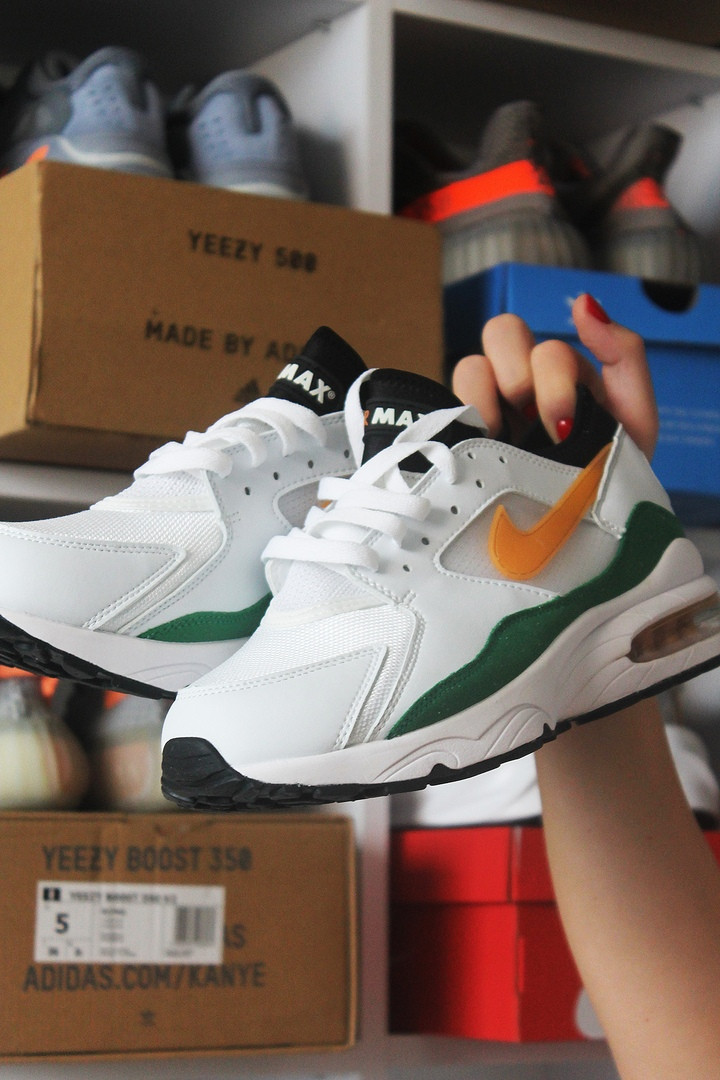 

Nike Air Max 93 White Green (Белый)