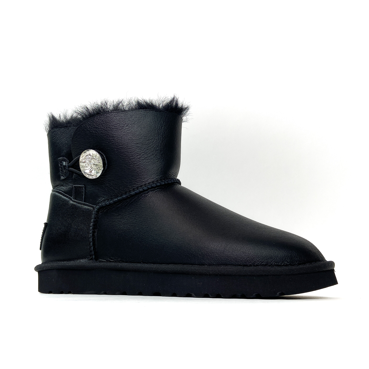 

Ugg Mini Bailey Button Black (Черный), Чёрный