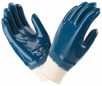 Перчатки Werk WE2112 (трикотаж/нитрил, синие)