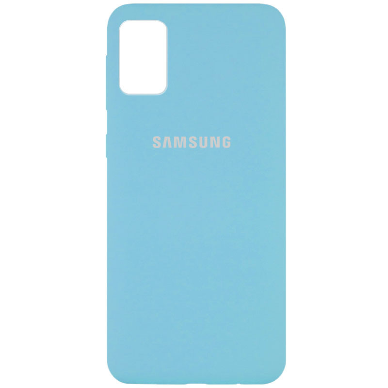 

Чехол Silicone Cover Full Protective (AA) для Samsung Galaxy M51, Голубой / light blue