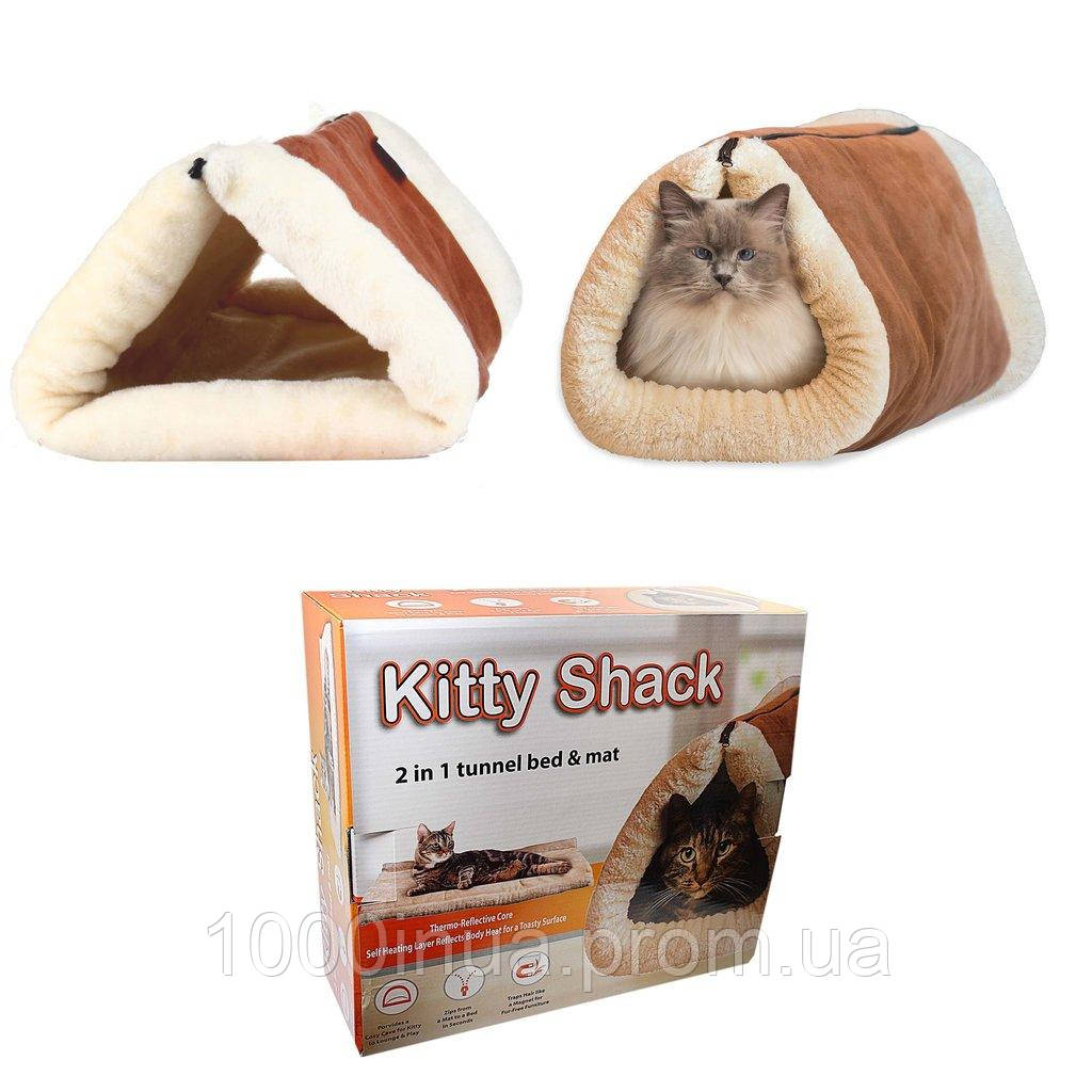 

Домик лежак Kitty Shack 2 в 1 с магнитом для шерсти Коричневый ip949, КОД: 681660