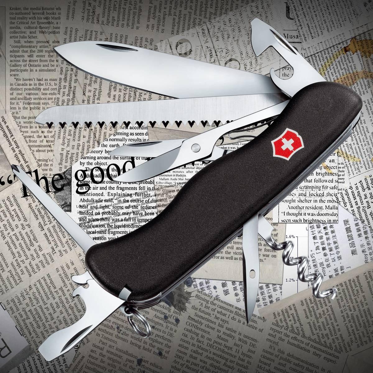 

Многофункциональный Нож Victorinox 0.9023.3 Outrider Black