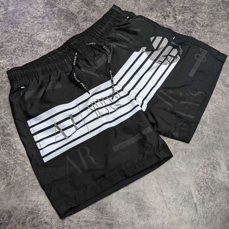 

Мужские пляжные шорты Armani CK2513 черные, Черный