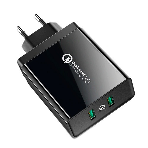 

USB 2x сетевое зарядное устройство QC3.0, 5/9/12В 36Вт Ugreen CD161