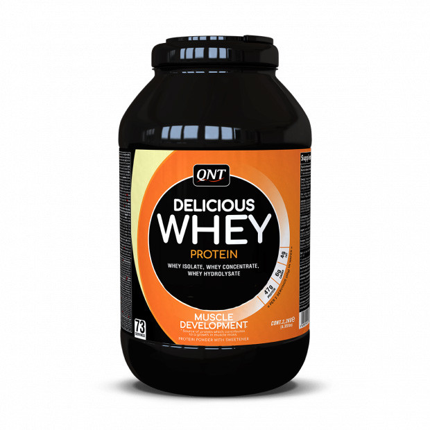 

Протеин QNT Delicious Whey Protein, 2.2 кг Банана