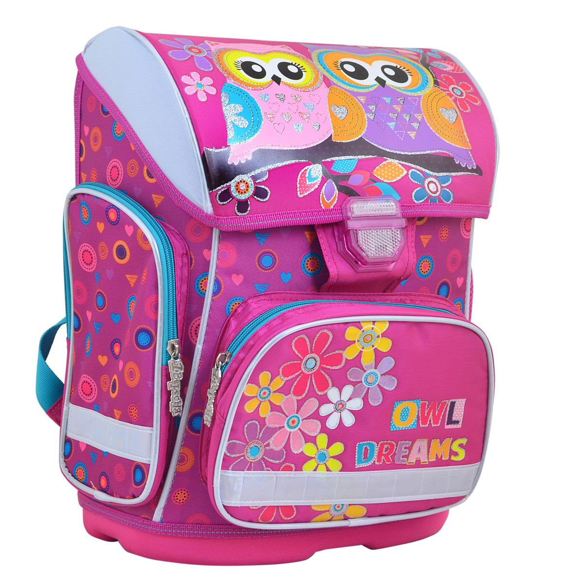 

Рюкзак школьный каркасный 1 Вересня H-26 Owl, 40*30*16, Розовый
