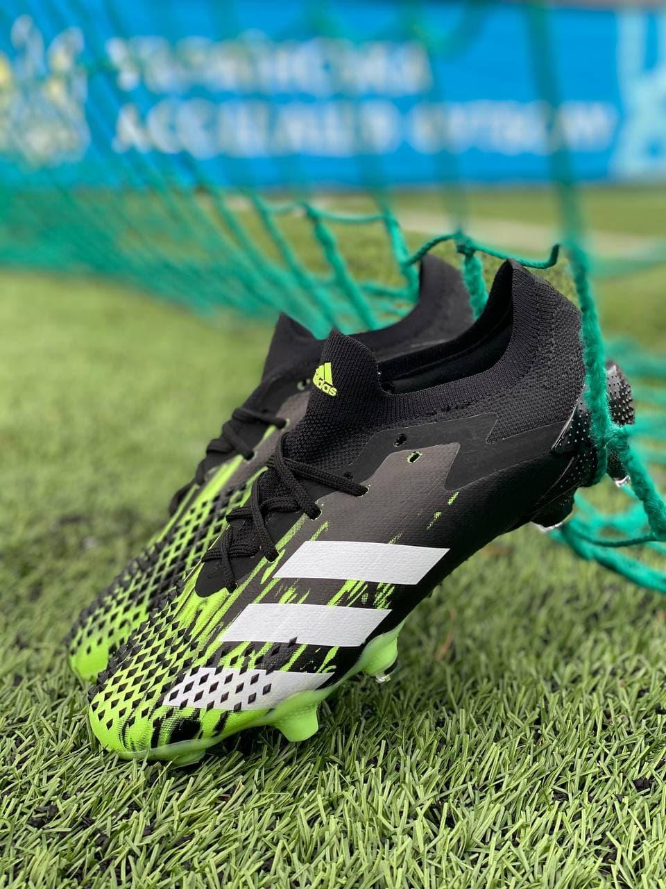 

Бутсы (Адидас) adidas Predator Mutator 20.1 Low FG 42, Белый с черным