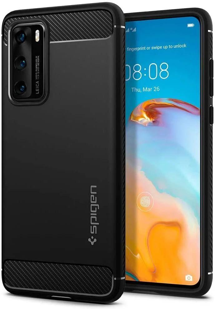 

Чехол Spigen Rugged Armor Huawei P40 Black (ACS00970)