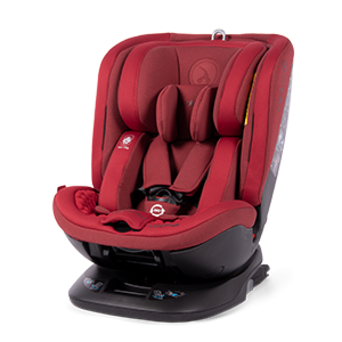 

Автокресло Coletto Logos группа 0+/1/2/3 (0-36 кг) с системой Isofix и функцией вращения на 360° + ремень Top, Красный