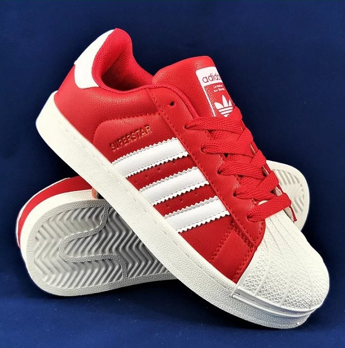 

Кроссовки Adidas Superstar Красные Адидас Суперстар Женские Адидас (размеры: 38,39,40,41) Видео Обзор, Красный