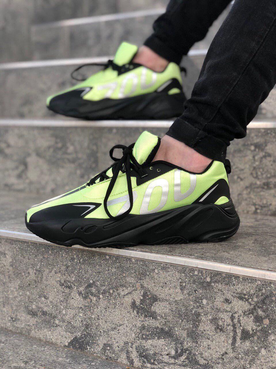 

Мужские кроссовки Adidas Yeezy Boost 700 Black Green / Адидас Изи Буст 700 Черные Зеленые 45, Черный