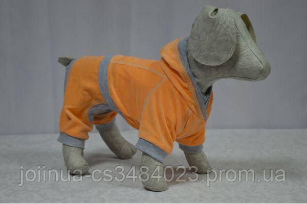 

Костюм для собаки велюровый Юниор 21х27 см 29*46