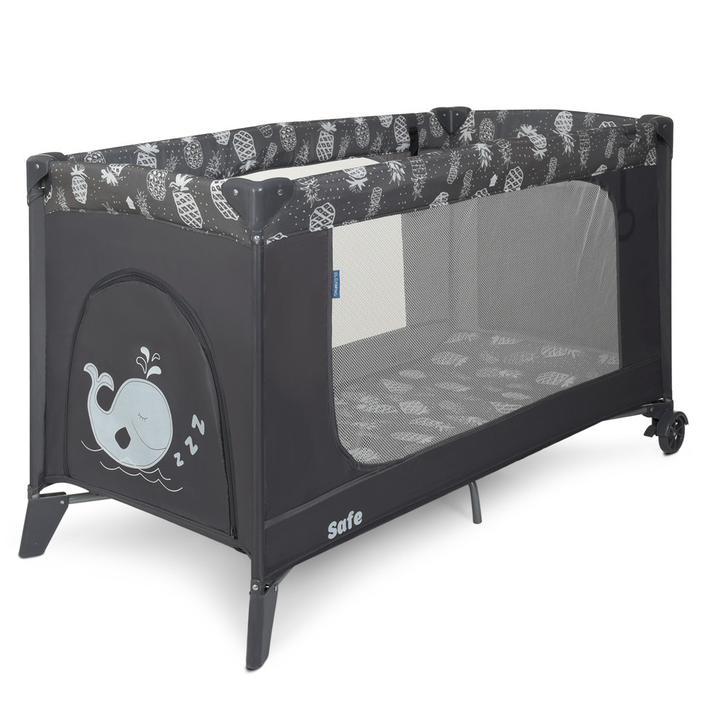 

Детский манеж El Camino Safe ME 1016 Pineapple Gray серый