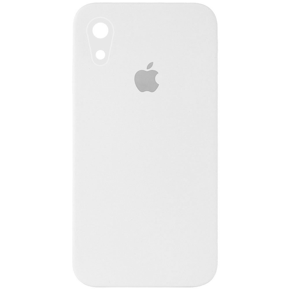 

Чехол Silicone Case Square Full Camera Protective (AA) для Apple iPhone XR (6.1"), Белый / white