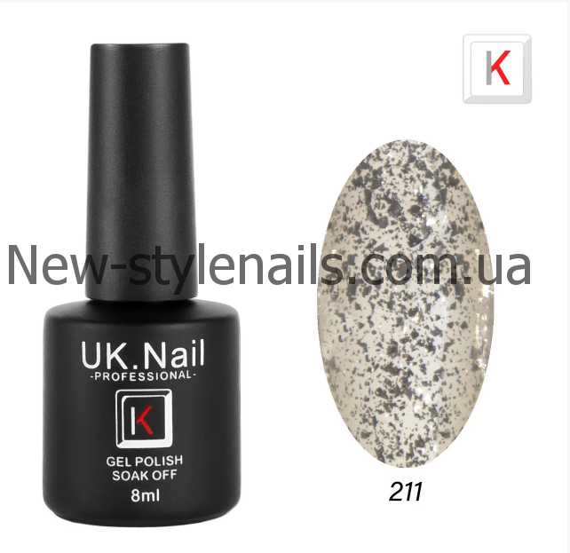 

Гель-лаки UK.Nail 8 мл №211