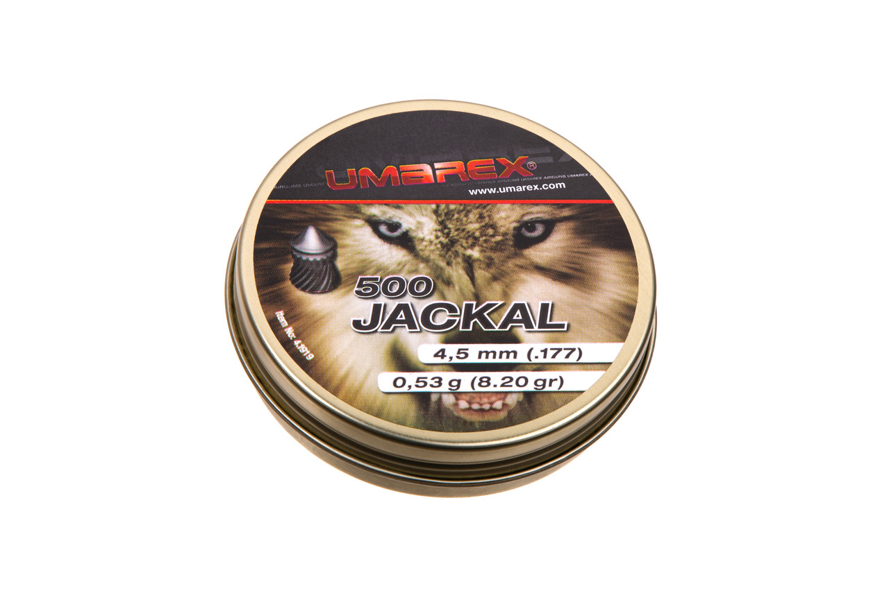 

Пульки Umarex Jackal Pellets 0,53гр. кал.4.5(.177) 500шт.