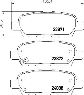 

Тормозные колодки дисковые FENGSHEN / NISSAN (DFAC) / SUZUKI / NISSAN / RENAULT / SAMSUNG