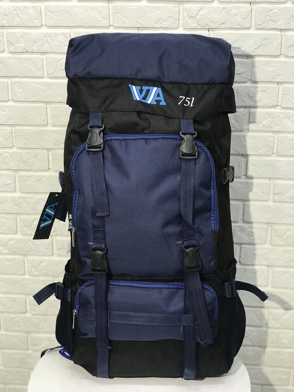 

Рюкзак туристический VA T-07-3 75л, синий