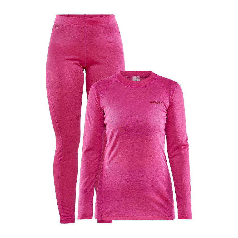 

Комплект термобілизни Craft Core Warm Baselayer Set W розмір XXL колір 738000 (1909708), Розовый