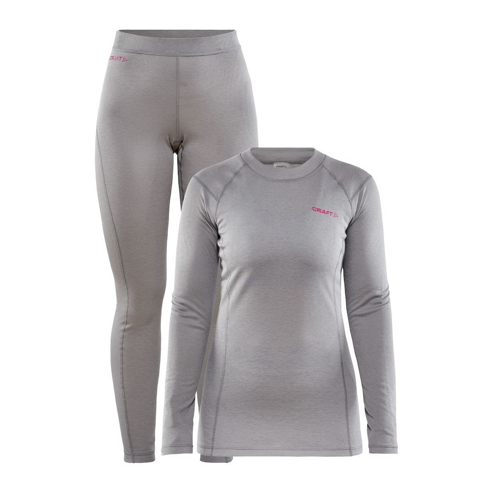 

Комплект термобілизни Craft Core Warm Baselayer Set W розмір S колір 935000 (1909708), Серый