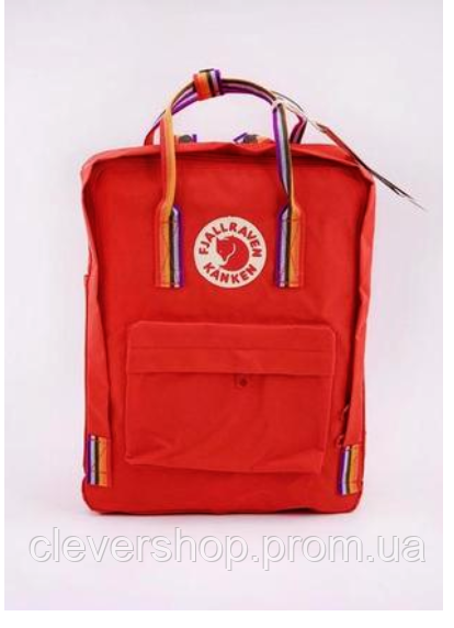 

Городской рюкзак Fjallraven Kanken Art 16 л с ручками Красный art 6, КОД: 2400255, Розовый