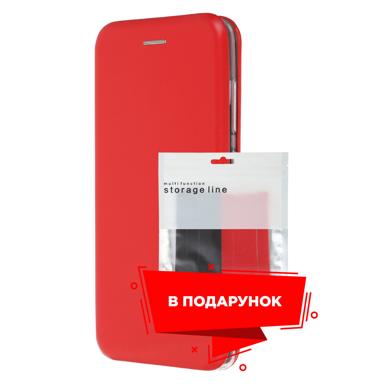 

Чехол-книжка G-Case для Samsung A51 (A515) Red + органайзер в подарок (ARS57326)