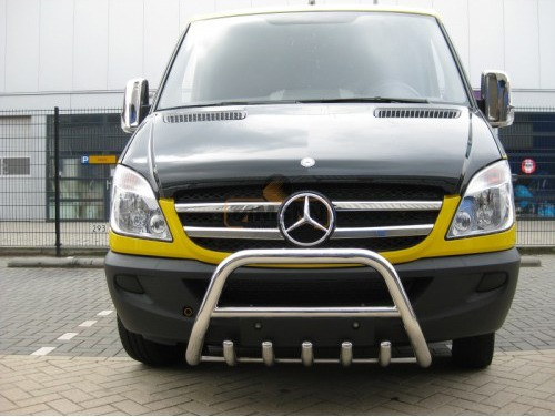 

Mercedes Sprinter 2006-2018 гг. Кенгурятник WT003 (нерж.) 60мм, с надписью