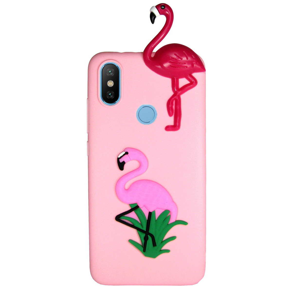 

Чехол Cartoon 3D Case для Xiaomi Redmi Note 5 Фламинго (hub_Iohz44606), Розовый