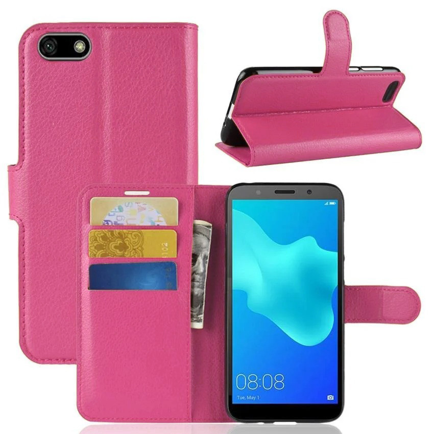 

Чехол-книжка Litchie Wallet для Huawei Y5 2018 / Y5 Prime 2018 / Honor 7A Rose, Розовый