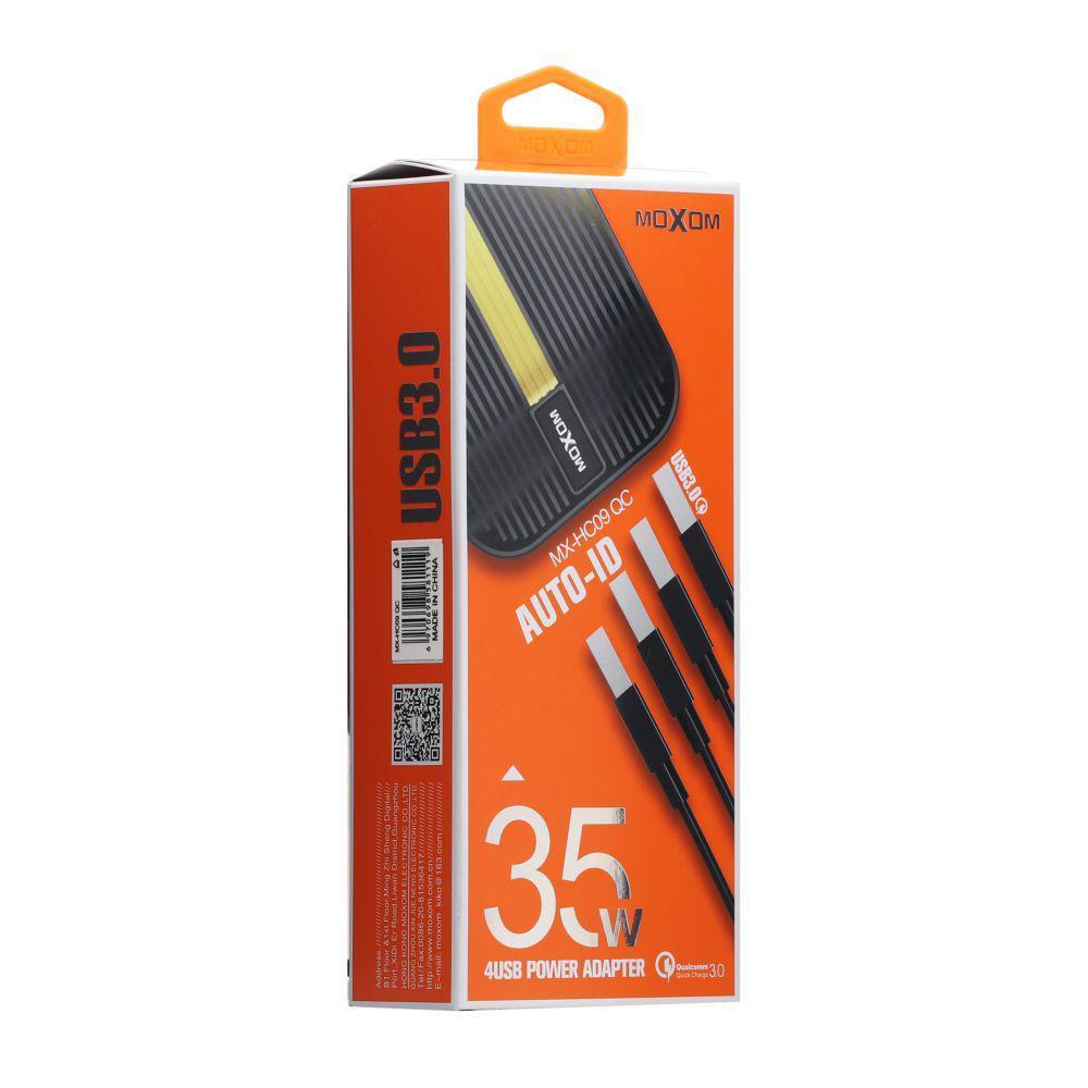 

Зарядное устройство Moxom MX-HC09 5.5A 35W Quick Charge 3.0 с кабелем Micro USB Чёрный