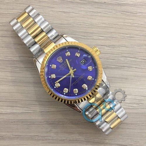 

Rolex Date Just New Silver-Gold-Blue