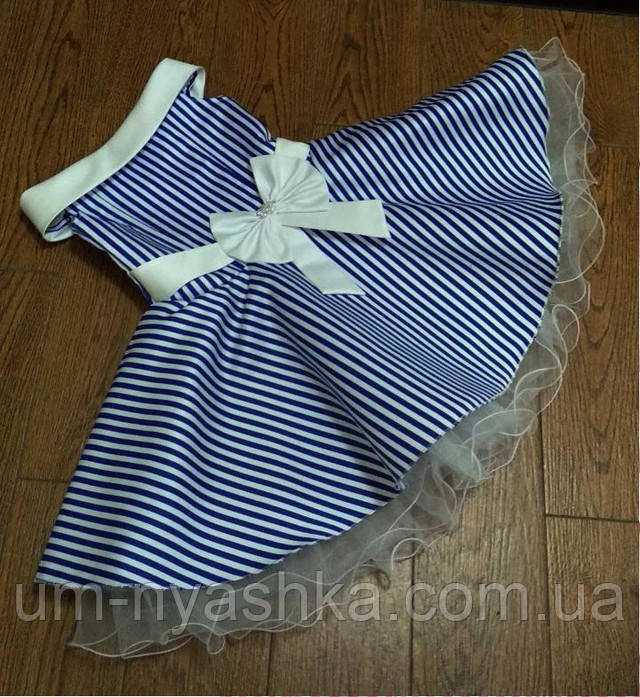 дитяча сукня в морському стилі