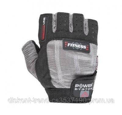 

Перчатки для фитнеса и тяжелой атлетики Power System Fitness PS-2300 Grey-Black XL SKL24-145471